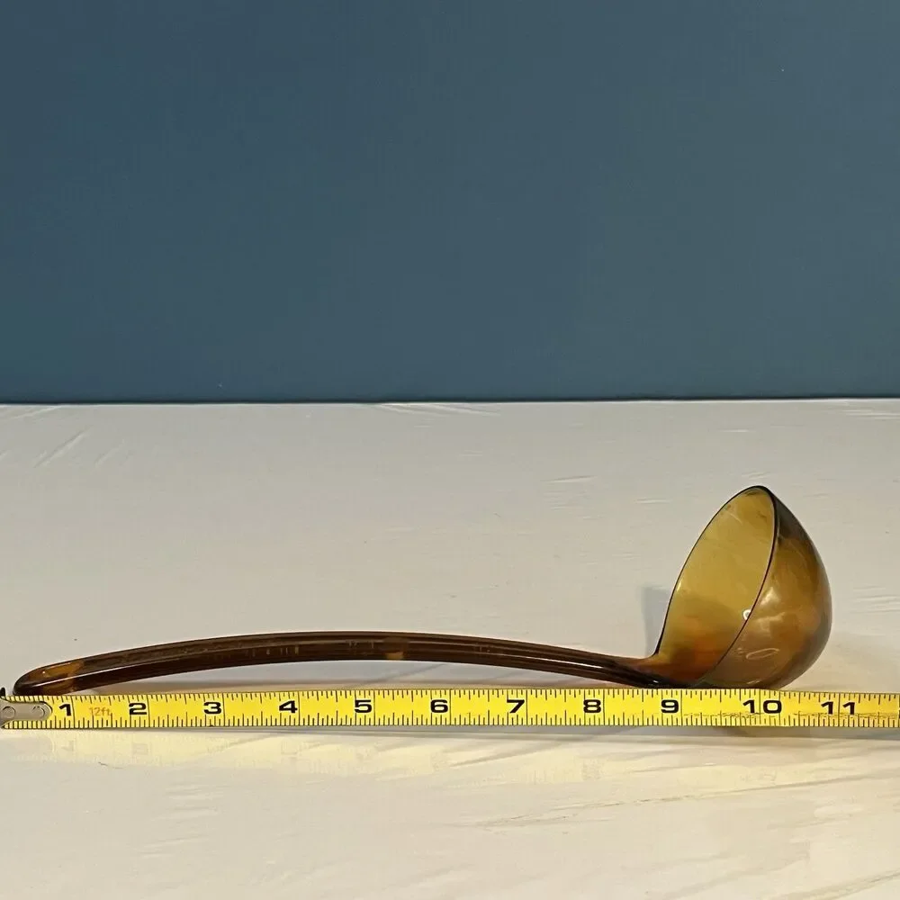 Vintage Ultratemp Amber Ladle Serving Dipper Soup Robinson Knife Company USA